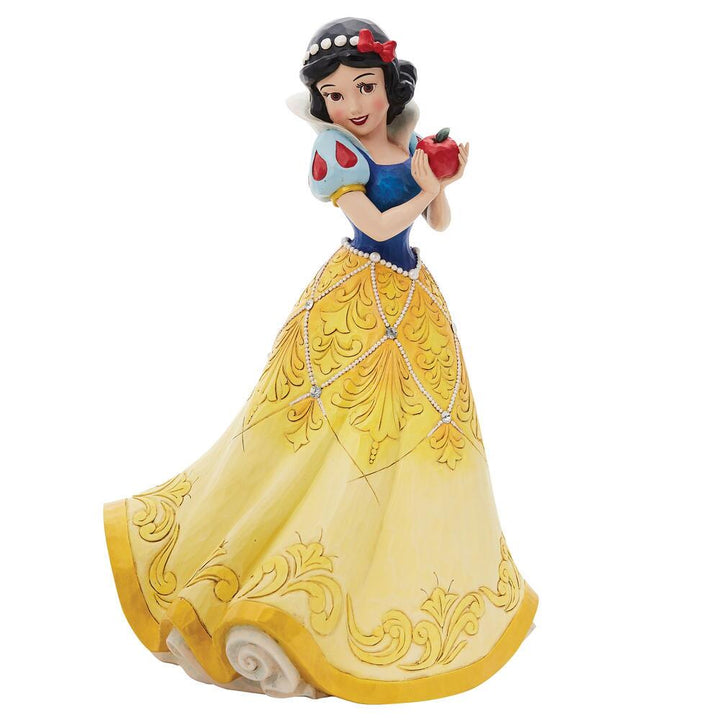 Jim Shore Disney Traditions: Snow White Deluxe rd Series Figurine sparkle-castle