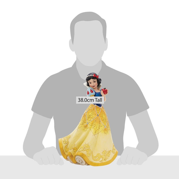 Jim Shore Disney Traditions: Snow White Deluxe 3rd in Series Figurine sparkle-castle