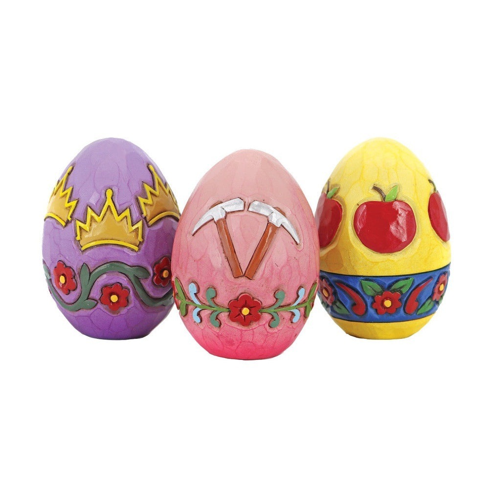 Jim Shore Disney Traditions: Snow White Themed Easter Basket Eggs Figurine sparkle-castle
