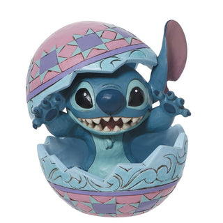 Jim Shore Disney Traditions: Stitch in an Easter Egg Figurine sparkle-castle
