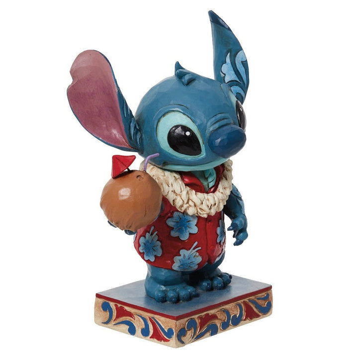 Jim Shore Disney Traditions: Stitch Coconut Figurine sparkle-castle