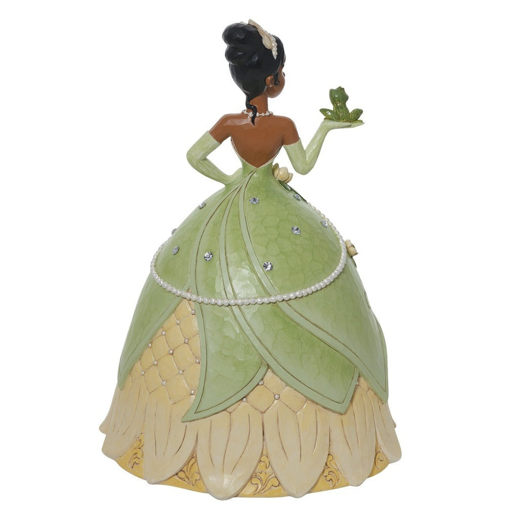 Jim Shore Disney Traditions: Tiana Deluxe 4th in Series Figurine sparkle-castle