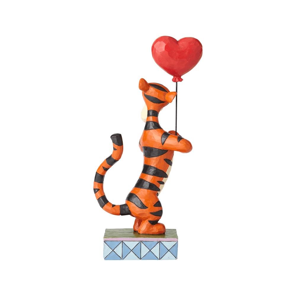 Jim Shore Disney Traditions: Tigger Heart Balloon Figurine sparkle-castle