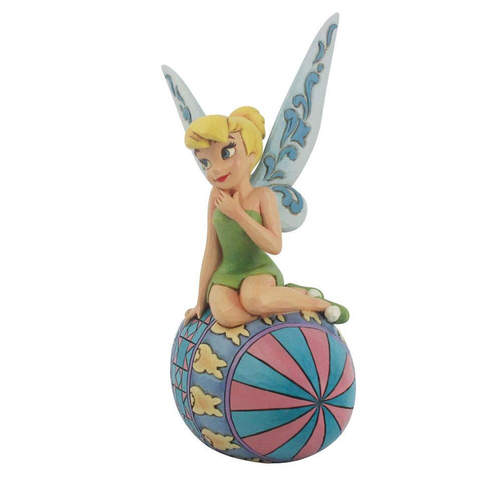 Jim Shore Disney Traditions: Tinker Bell Easter Egg Figurine sparkle-castle