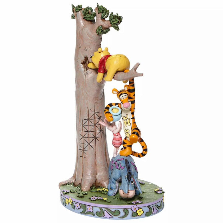 Jim Shore Disney Traditions: Tree Pooh Friends Figurine sparkle-castle