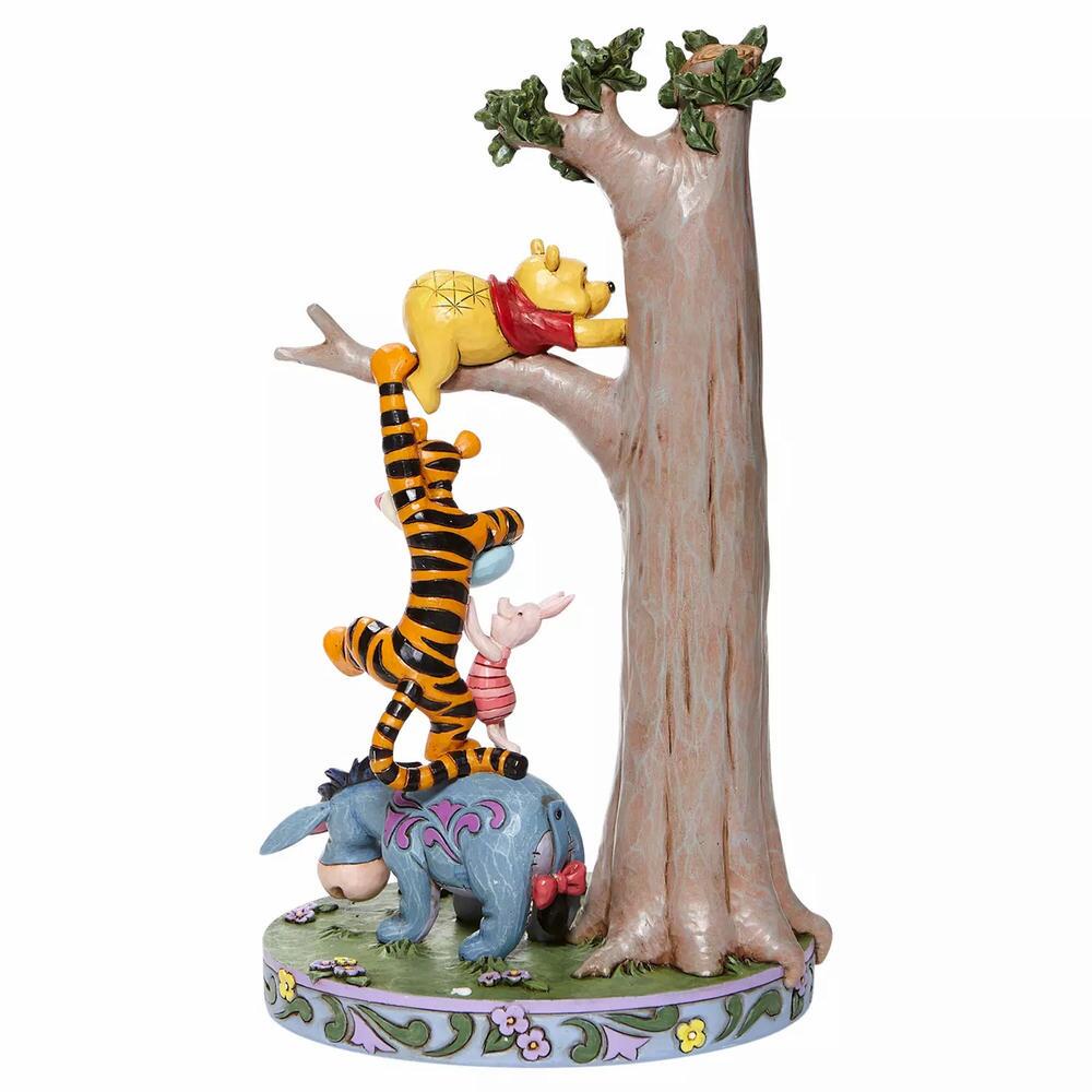 Jim Shore Disney Traditions: Tree Pooh Friends Figurine sparkle-castle