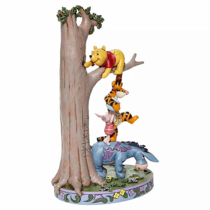 Jim Shore Disney Traditions: Tree Pooh Friends Figurine sparkle-castle