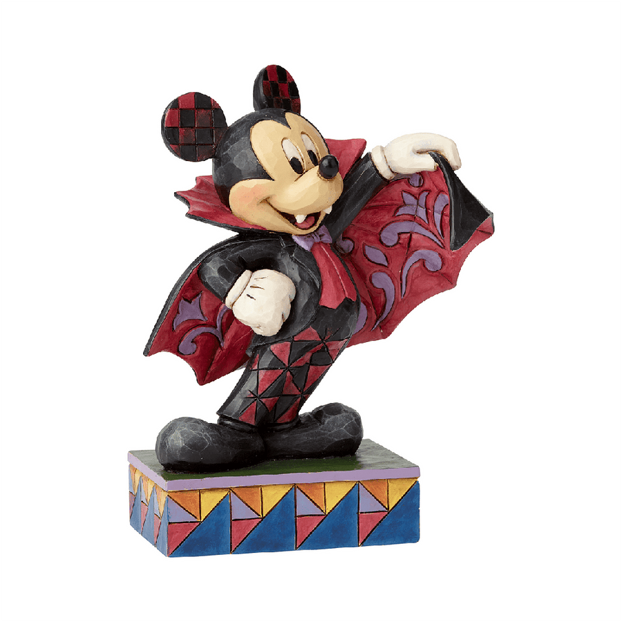 Jim Shore Disney Traditions: Vampire Mickey Mouse Figurine sparkle-castle