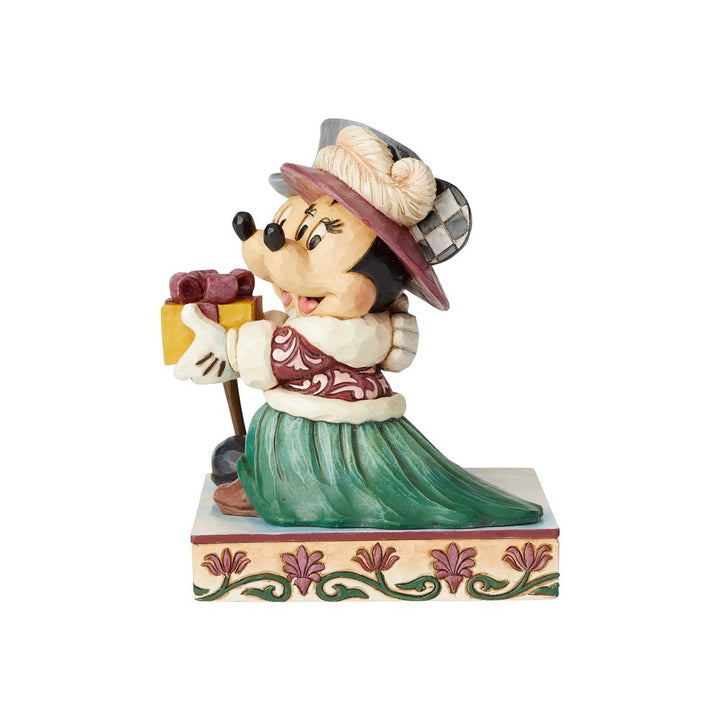 Jim Shore Disney Traditions: Victorian Mickey Minnie Figurine sparkle-castle