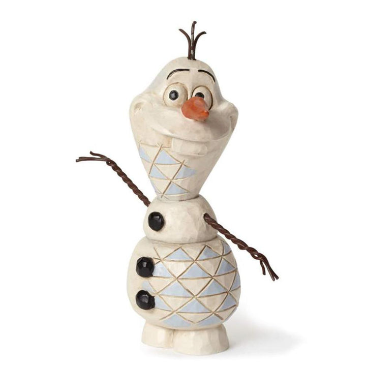 Jim Shore Disney Traditions: Young Elsa, Anna Olaf Figurines, Set sparkle-castle