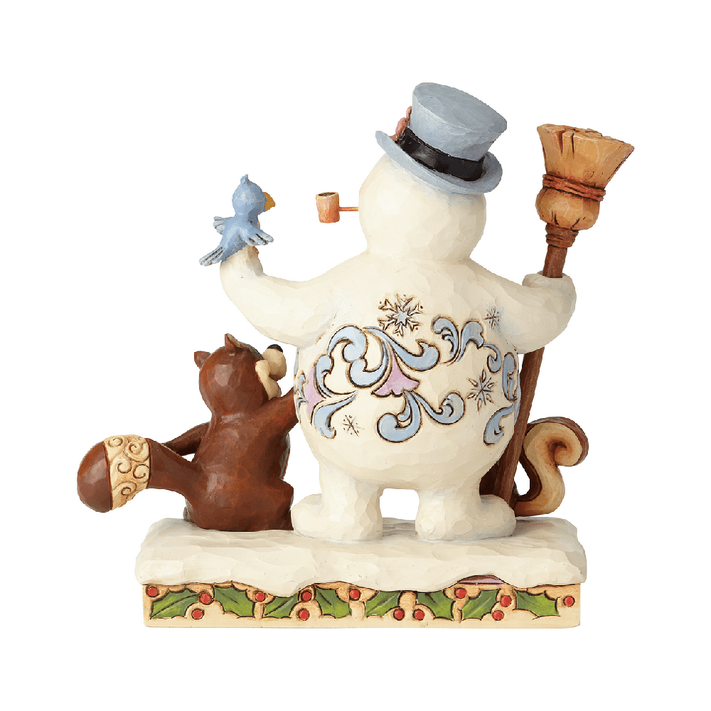 Jim Shore the Snowman: Frosty and Woodland Friends Figurine sparkle-castle