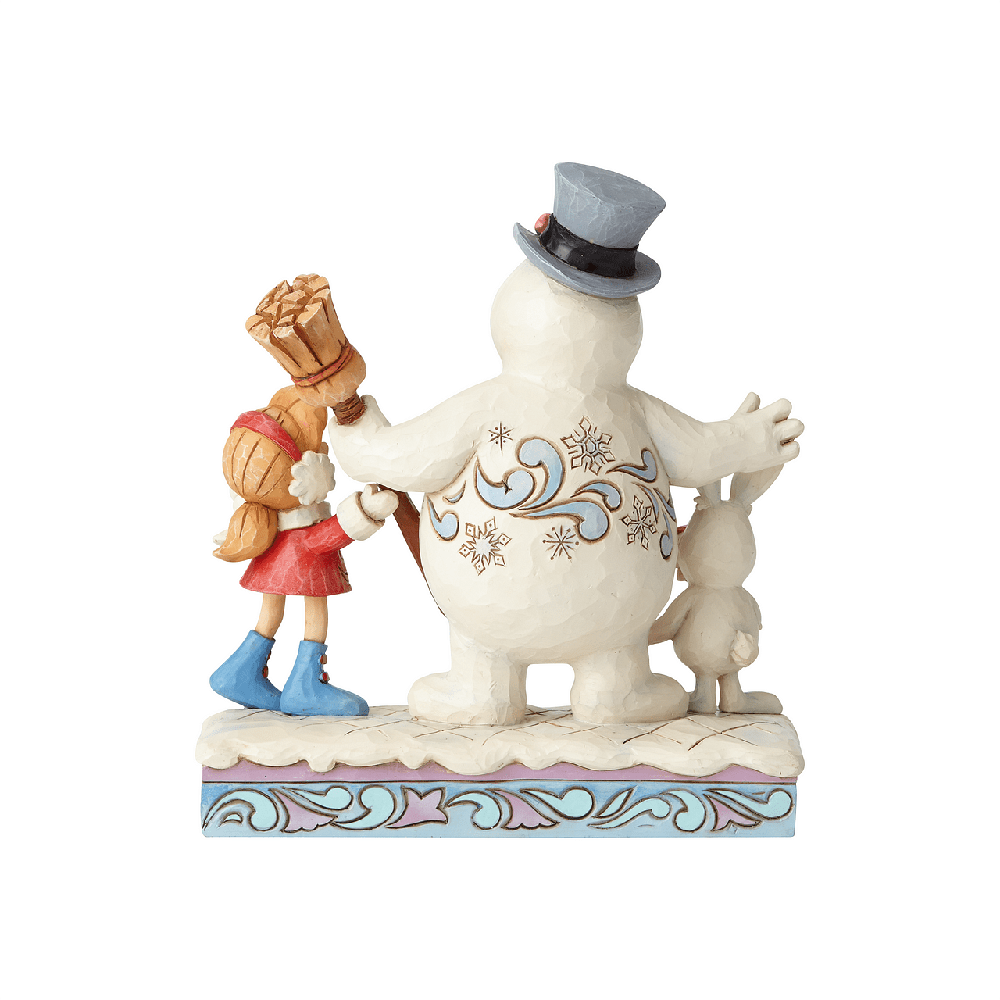 Jim Shore Frosty the Snowman: Frosty, Karen and Hocus Pocus Figurine sparkle-castle