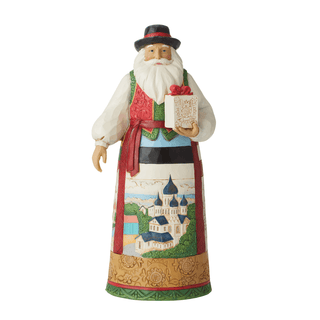 Jim Shore Heartwood Creek: Baltic Santa Figurine sparkle-castle