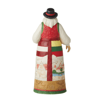 Jim Shore Heartwood Creek: Baltic Santa Figurine sparkle-castle