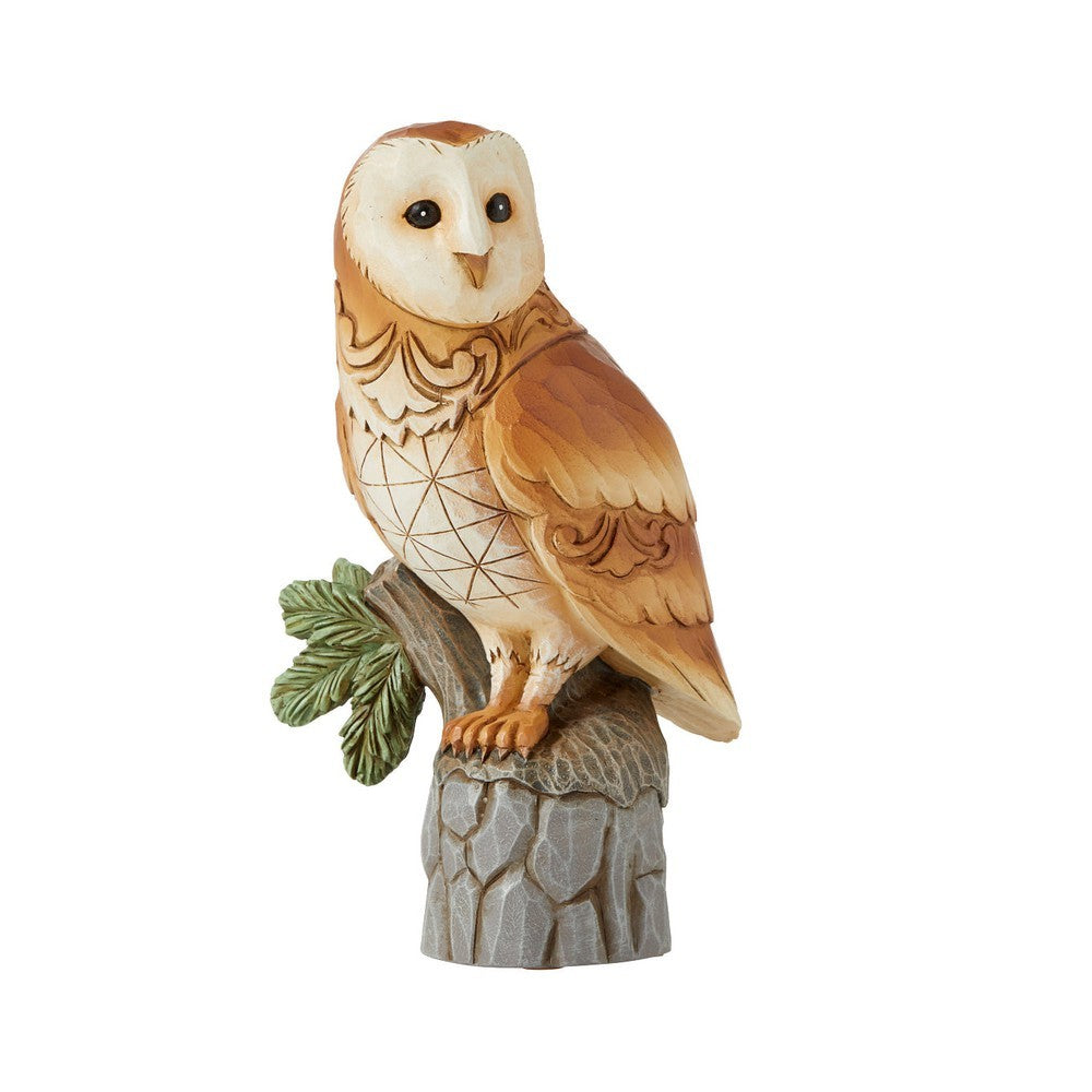 Jim Shore Heartwood Creek: Barn Owl Figurine sparkle-castle