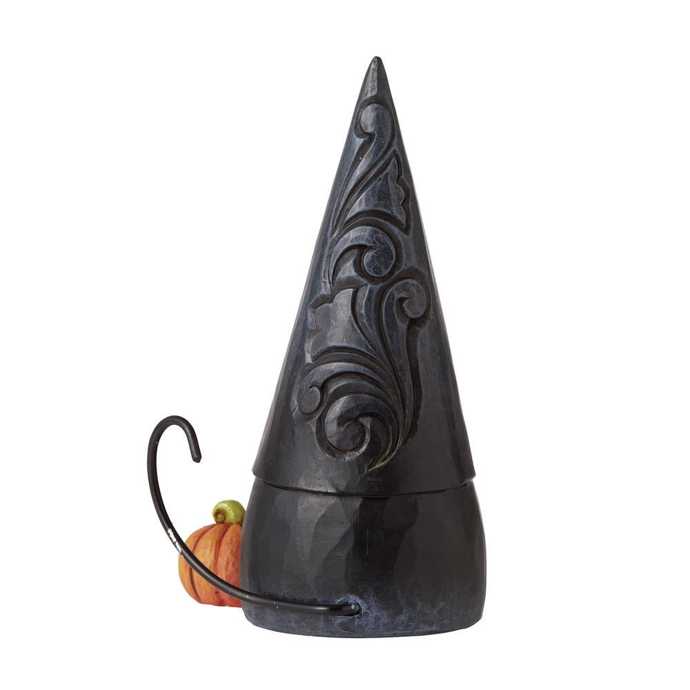 Jim Shore Heartwood Creek: Black Cat Gnome Figurine sparkle-castle