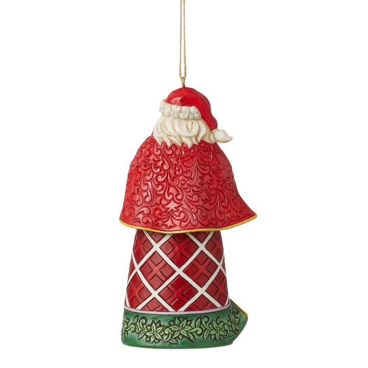 Jim Shore Heartwood Creek: Caroling Santa Hanging Ornament sparkle-castle