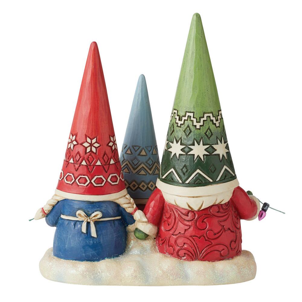 Jim Shore Heartwood Creek: Christmas Gnome Family Figurine sparkle-castle