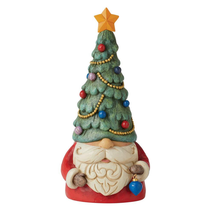 Jim Shore Heartwood Creek: Christmas Tree Lighted Gnome Figurine sparkle-castle