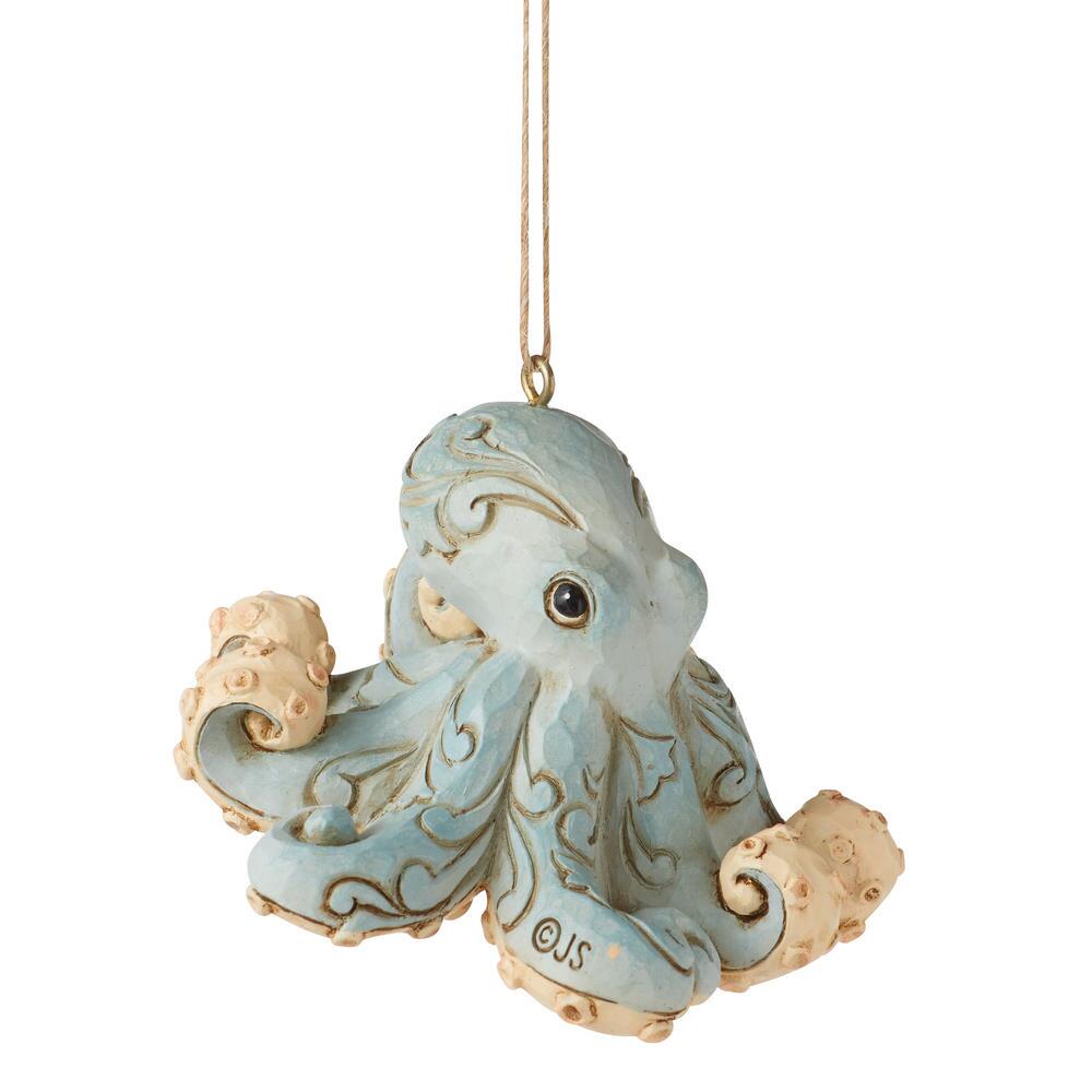 Jim Shore Heartwood Creek: Coastal Octopus Hanging Ornament sparkle-castle