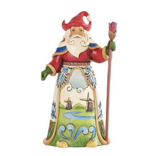 Jim Shore Heartwood Creek: Dutch Santa Figurine sparkle-castle
