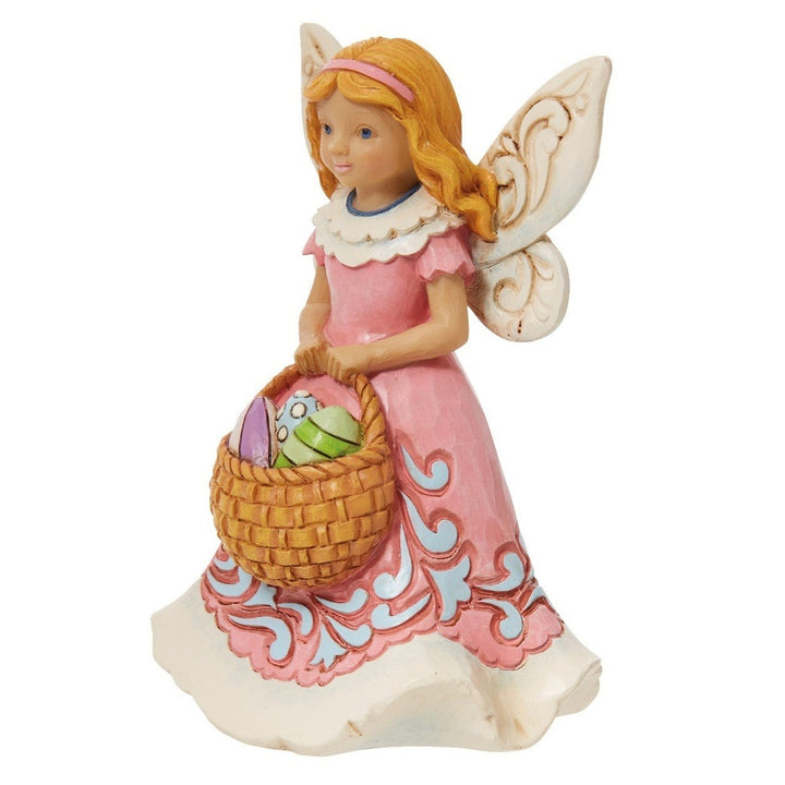 Jim Shore Heartwood Creek: Easter Fairy Basket Figurine sparkle-castle