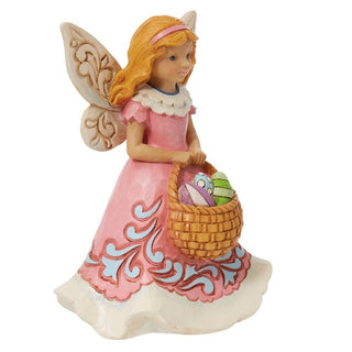 Jim Shore Heartwood Creek: Easter Fairy Basket Figurine sparkle-castle