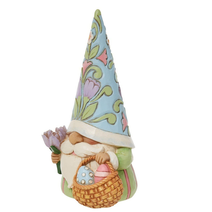 Jim Shore Heartwood Creek: Easter Gnome Basket Figurine sparkle-castle