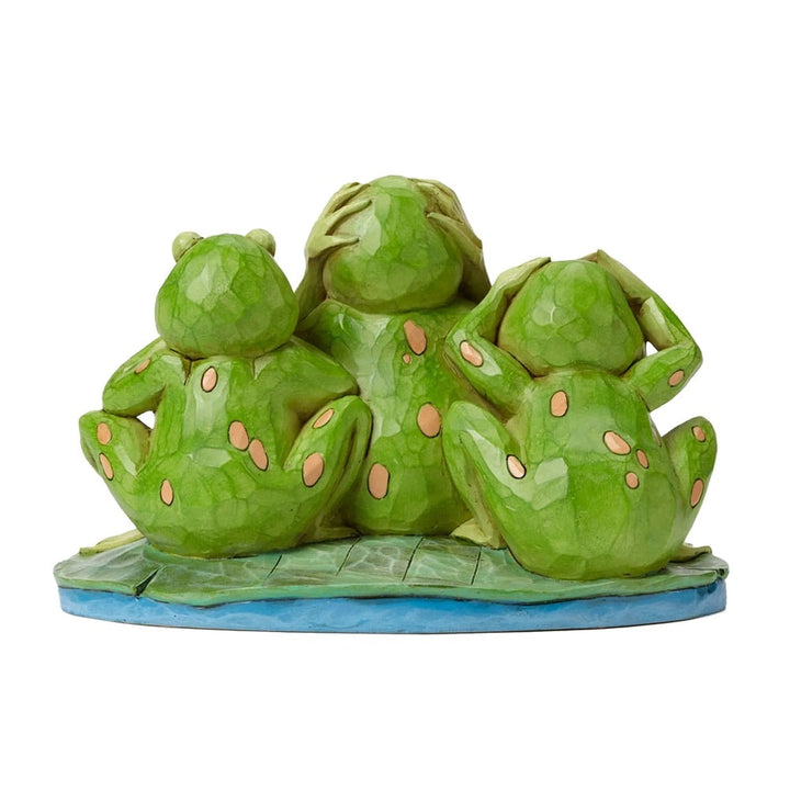 Jim Shore Heartwood Creek: Frogs on Lily Pad Figurine sparkle-castle