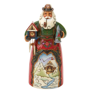 Jim Shore Heartwood Creek: German Santa Figurine sparkle-castle