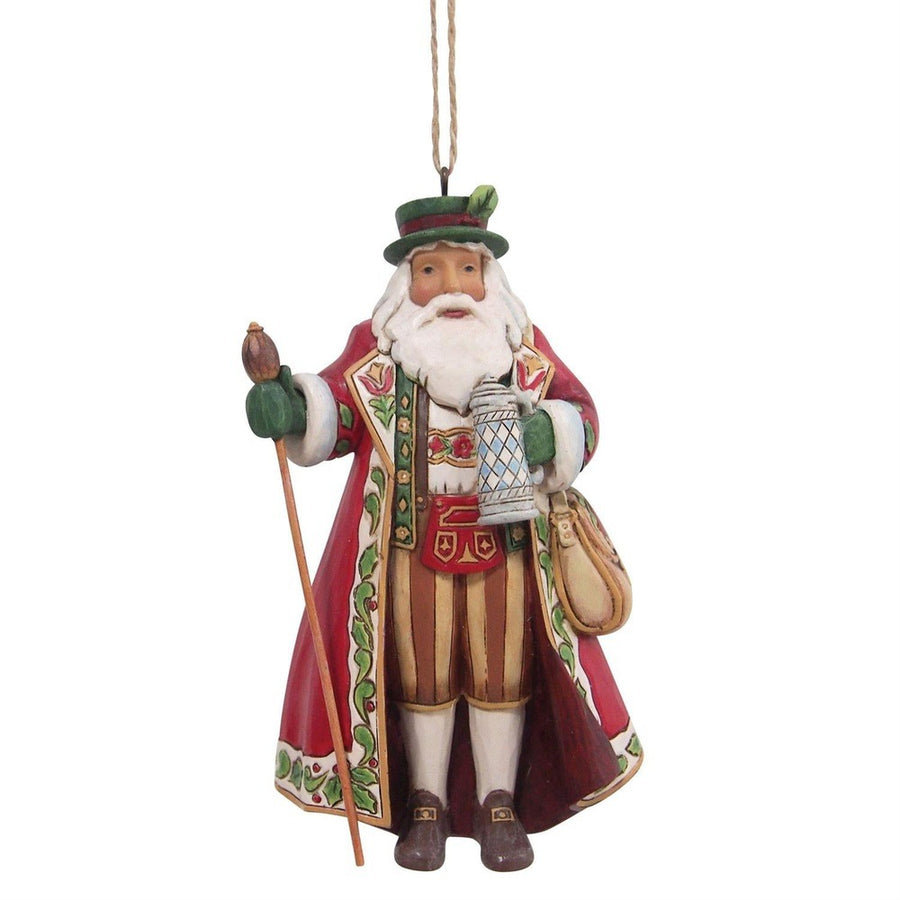 Jim Shore Heartwood Creek: German Santa Hanging Ornament sparkle-castle
