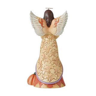 Jim Shore Heartwood Creek: Harvest Angel Sunflowers Figurine sparkle-castle