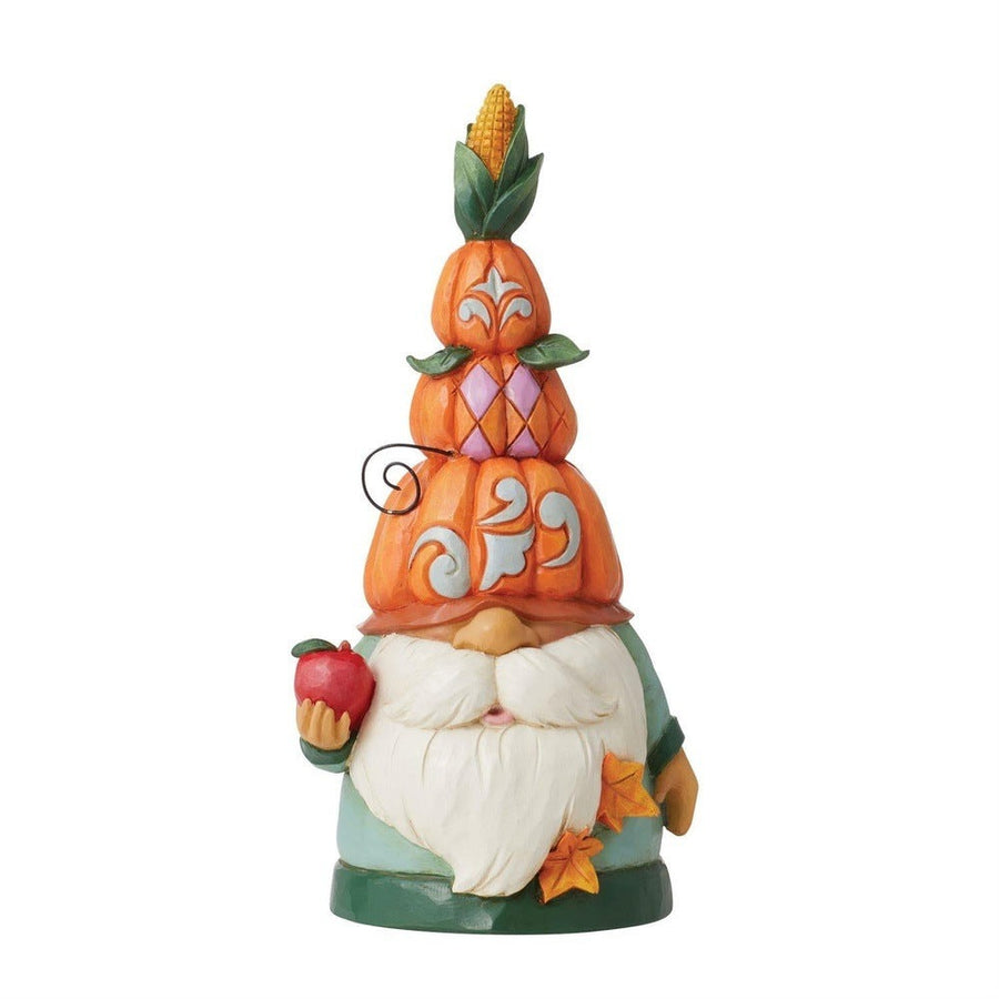 Jim Shore Heartwood Creek: Harvest Pumpkin Hat Gnome Figurine sparkle-castle