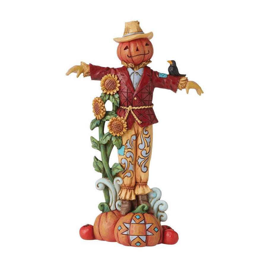 Jim Shore Heartwood Creek: Harvest Scarecrow Figurine sparkle-castle