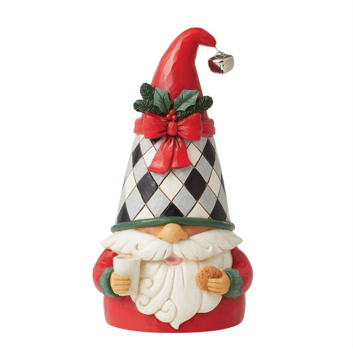 Jim Shore Heartwood Creek: Highland Glen Gnome with Milk and Cookies Figurine sparkle-castle