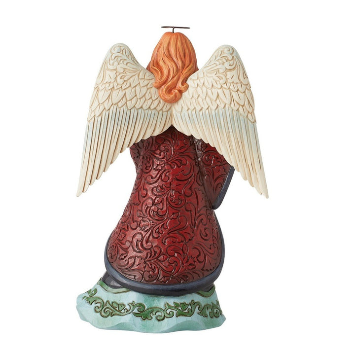 Jim Shore Heartwood Creek: Holiday Manor Christmas Angel Figurine sparkle-castle