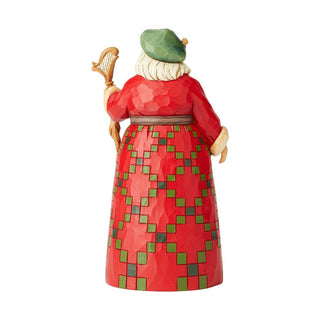 Jim Shore Heartwood Creek: Irish Santa Figurine sparkle-castle