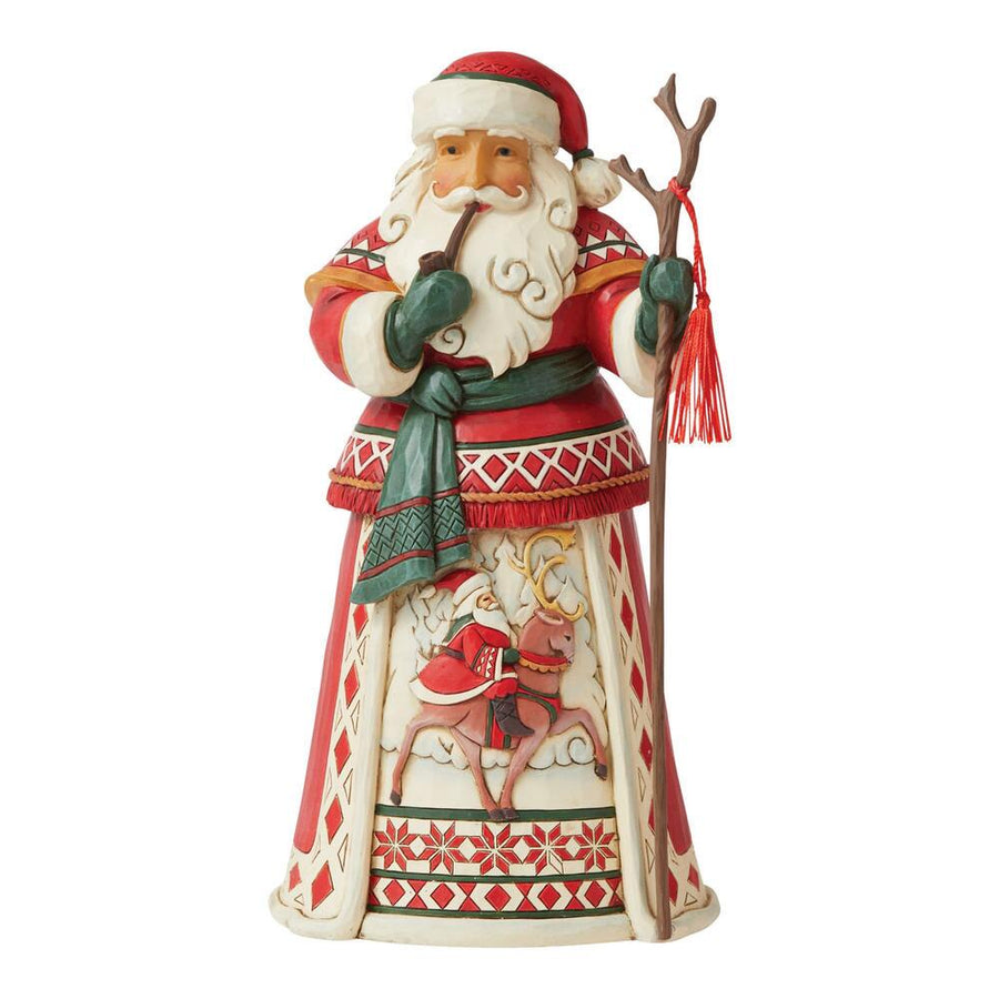 Jim Shore Heartwood Creek: th Annual Lapland Santa Figurine sparkle-castle