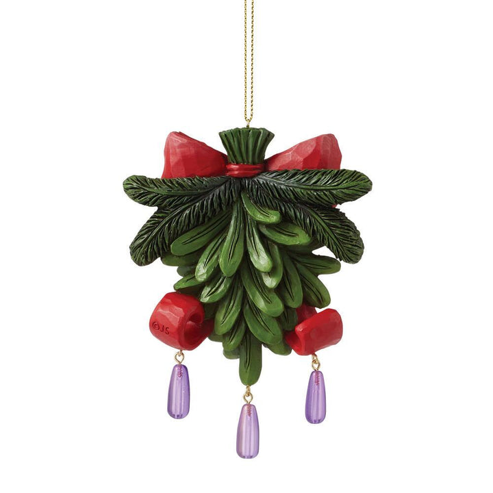 Jim Shore Heartwood Creek: Legend Mistletoe Series Hanging Ornament sparkle-castle