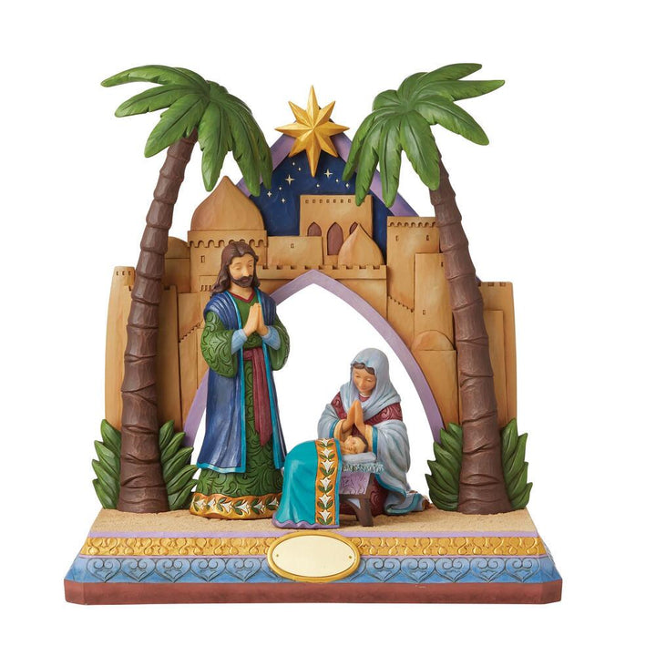 Jim Shore Heartwood Creek: Limited Edition Nativity Figurine, Set sparkle-castle
