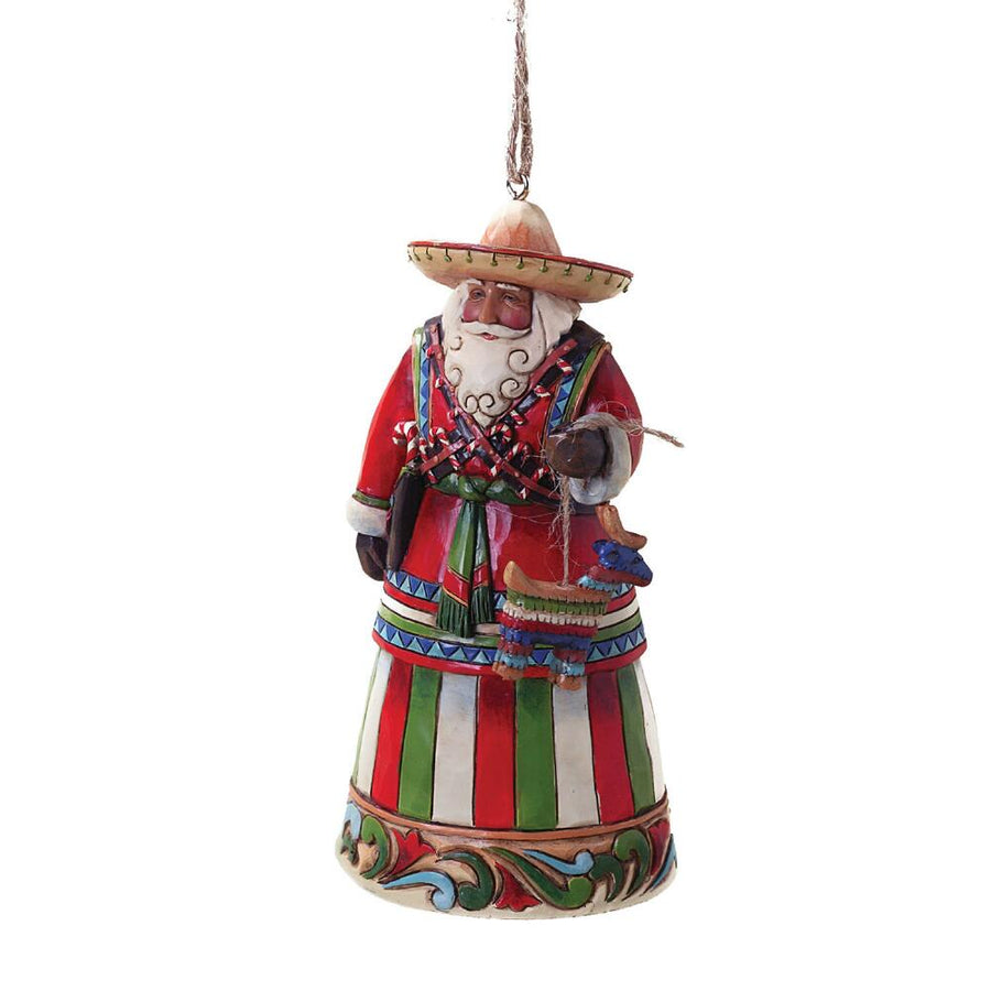Jim Shore Heartwood Creek: Mexican Santa Hanging Ornament sparkle-castle