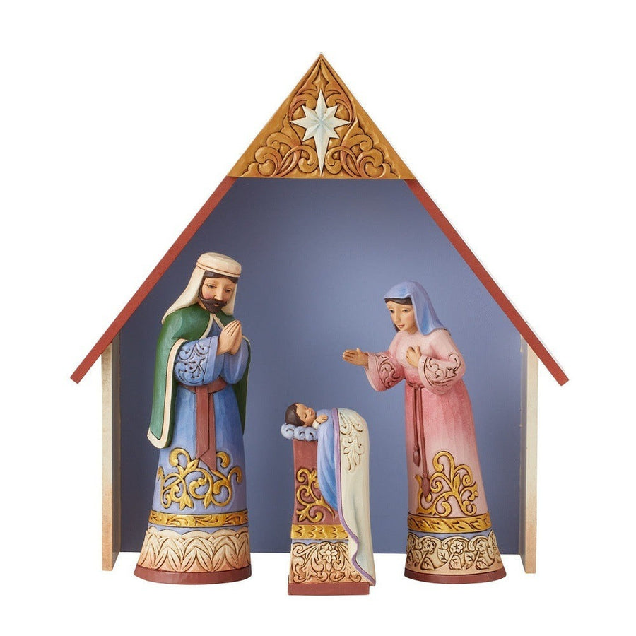 Jim Shore Heartwood Creek: Nativity Figurine, Set sparkle-castle
