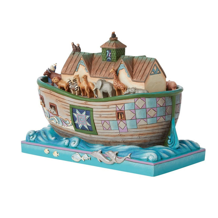 Jim Shore Heartwood Creek: Noah's Ark Figurine sparkle-castle