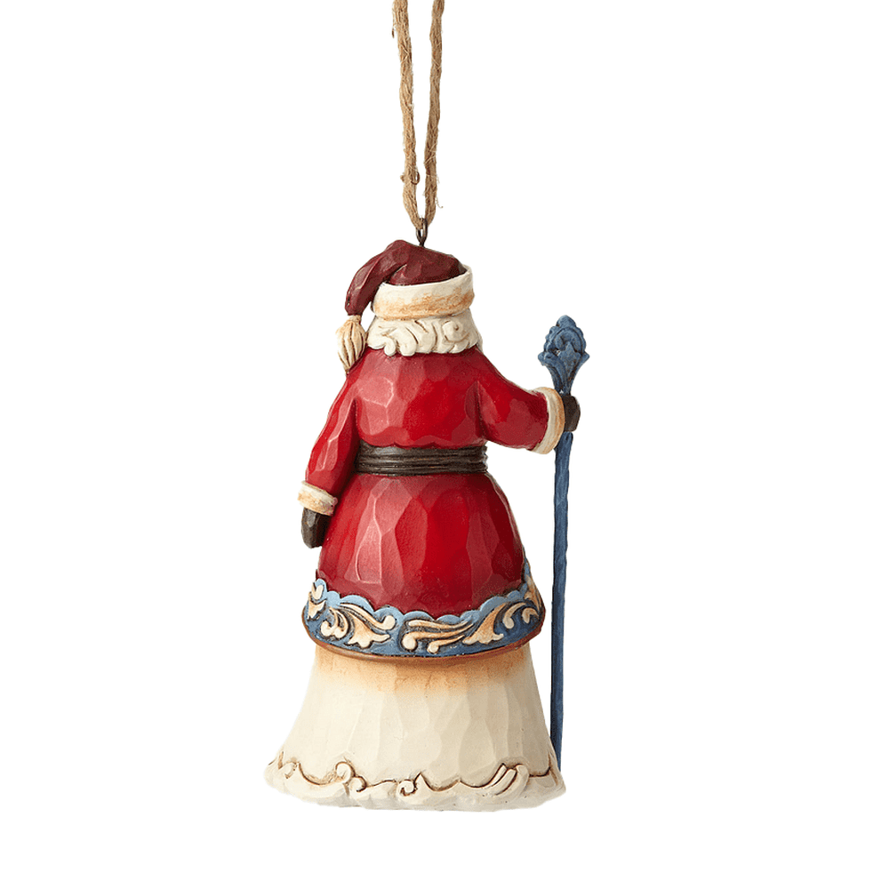 Jim Shore Heartwood Creek: Norwegian Santa Hanging Ornament sparkle-castle