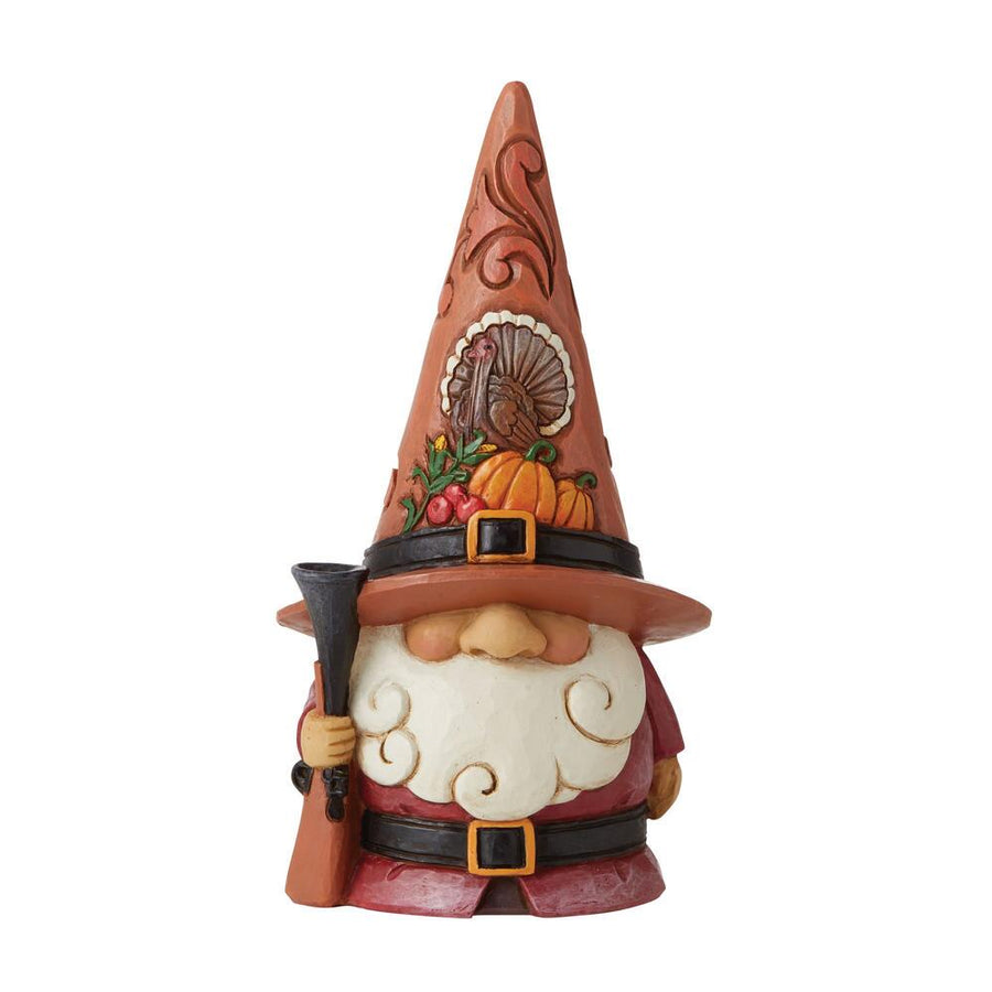 Jim Shore Heartwood Creek: Pilgrim Gnome Figurine sparkle-castle