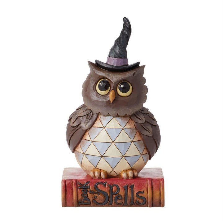 Jim Shore Heartwood Creek: Pint Sized Halloween Owl Figurine sparkle-castle