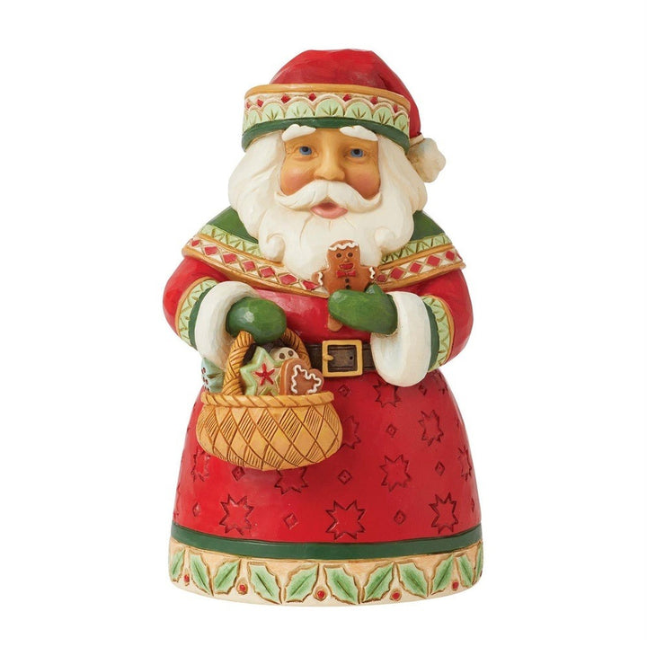 Jim Shore Heartwood Creek: Pint Sized Santa with Cookies Figurine sparkle-castle