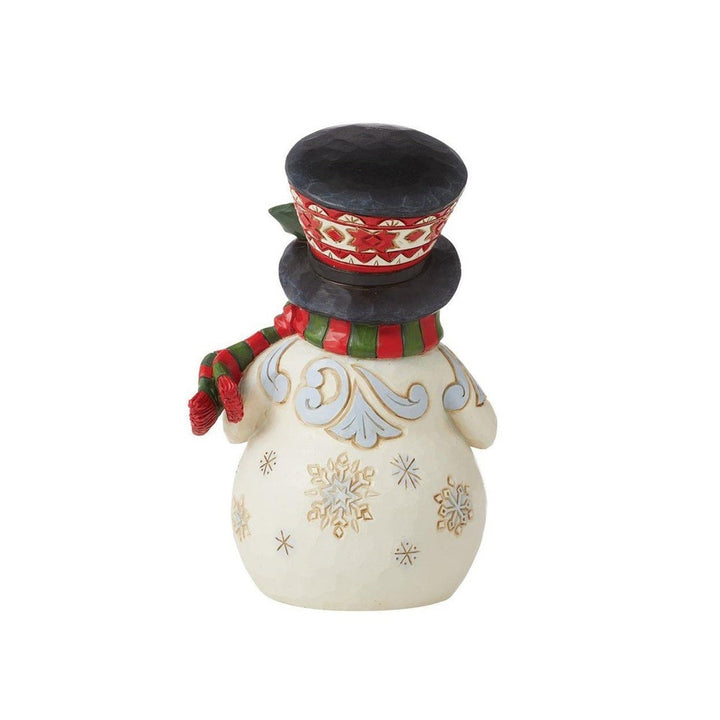 Jim Shore Heartwood Creek: Pint Sized Snowman with Hat Figurine sparkle-castle
