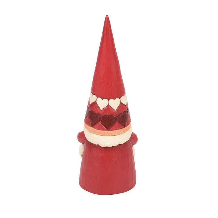 Jim Shore Heartwood Creek: Red Gnome Holding Heart Figurine sparkle-castle