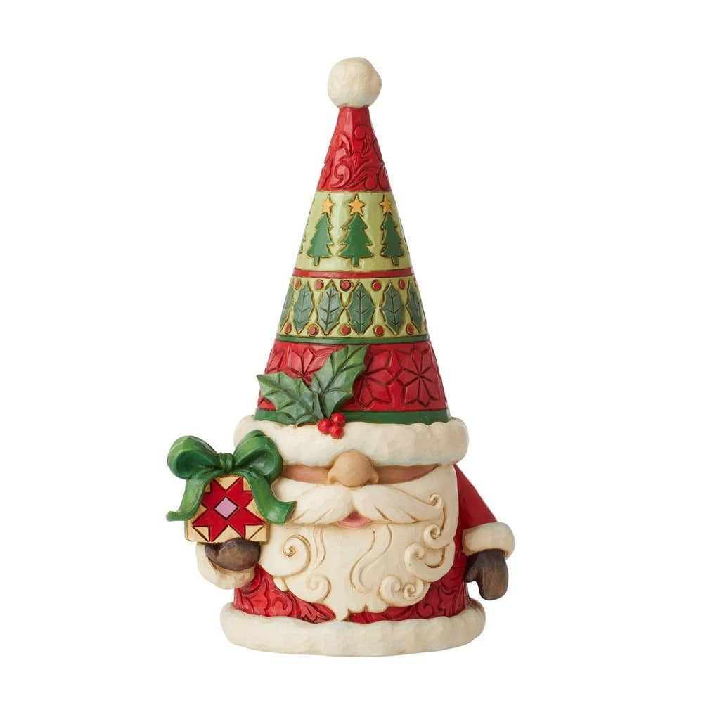 Jim Shore Heartwood Creek: Santa Claus Gnome Figurine sparkle-castle